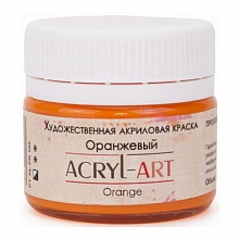 Краска акриловая  20мл оранжевый Акрил-Арт ТАИР 0203021