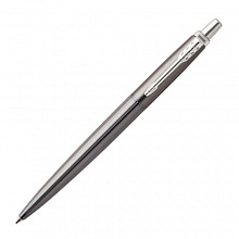 Ручка гелевая автоматическая PARKER Jotter Premium Oxford Grey Pinstripe CT М синий 2020645
