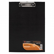 Доска с зажимом А4 ПВХ черный LAMARK, CB0441-BK