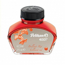 Чернила 62,5мл красные PELIKAN INK 4001 Brilliant Red 329169