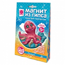 Магнит из гипса Осьминог Фантазер, 707583