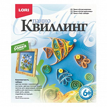 Набор для творчества Квиллинг Пано "На дне морском" Lori квл-002