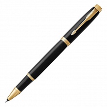 Ручка роллер 0,5мм черные чернила PARKER IM Core T321 Metal Black GT F 1931659