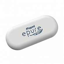 Ластик 27х61х11мм мягкий овальный белый MAPED Epure 103701