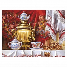 Мозаика алмазная 30х40см Чаепитие с самоваром Феникс, 59813