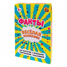 Игра карточная Фанты Веселая компания Рыжий кот, ИН-8740