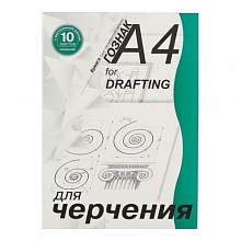 Папка для черчения А4 10л вертикальная рамка Гознак Школьная, ПЧ4ШВр