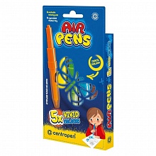 НЕ БРАТЬ! Фломастеры воздушные 5 цветов VIVID Blopens Centropen 1500/05