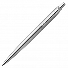 Ручка шариковая автоматическая 1мм синий стержень Parker Jotter Core K61 Stainless Steel CT M, 1953170