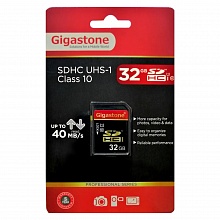 Карта памяти 32GB SDHC Gigastone Logo Class 10 Prime UHS-1
