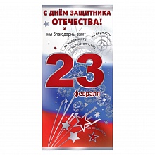 Открытка конверт для денег С Днем защитника Отечества 23 февраля Праздник, 6200436