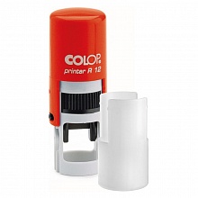Оснастка для печати d=12мм синий корпус красный с крышкой Colop PRINTER R12
