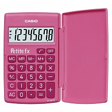 Калькулятор карманный 8 разрядов CASIO розовый LC-401LV-PK-S-A-EP