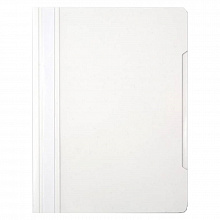 Скоросшиватель пластиковый А4 белый Бюрократ PS20WH/816309