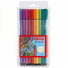 Фломастеры 20 цветов STABILO Pen 68 6820/PL