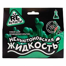 Набор для опытов Re-Агенты Ньютоновская жидкость зеленый EX015T