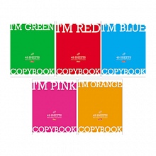 Тетрадь 80л клетка I am colour Hatber ассорти, 80Т5тВ1_13346-13356