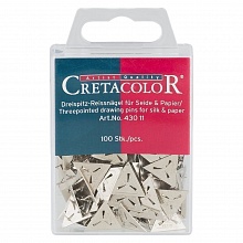 Кнопки художественные треугольные 100шт в пластиковой коробке CretacoloR, CC430 11