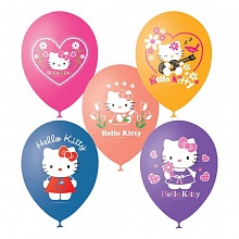 Шарики воздушные М12 Hello Kitty 4690296042714