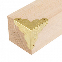 Уголок для шкатулки 4шт 2,5х2,5см золото Mr.Carving MMG-005