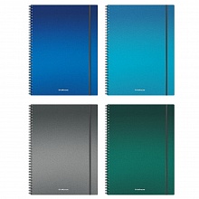 Тетрадь спираль 80л А4 клетка с пластиковой обложкой ассорти Ice Metallic Erich Krause, 50168