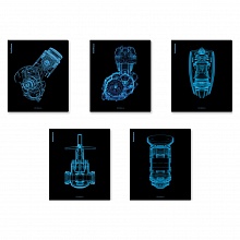Тетрадь 96л клетка ассорти X-Ray Erich Krause, 60596