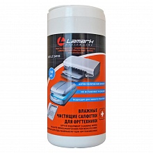 Салфетки чистящие для оргтехники 100 штук в тубе LAMARK, LT 24153