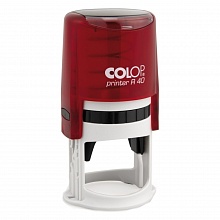 Оснастка для печати d=41,5мм синий, корпус рубин Colop PRINTER R40 ruby