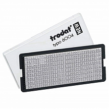 Запасная касса букв 4мм латинский шрифт Trodat 6004L