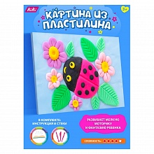 Картина из воздушного пластилина Божья коровка KiKi, PK009
