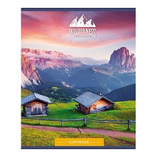 Тетрадь 80л клетка Красочные пейзажи Проф-Пресс, 80-0383