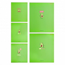 Тетрадь  48л клетка Авокадо ассорти  Проф-Пресс, 48-3014