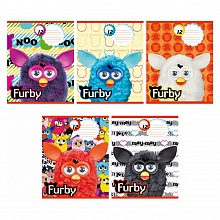 Тетрадь 12л линия Furby Академия FB2/5
