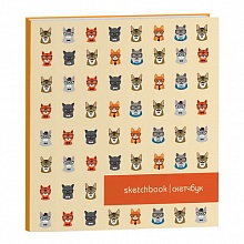 Блокнот для эскизов Hipsters 40л, склейка, 170х170мм, N1020