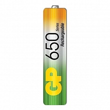 Аккумуляторная батарея GP AAA (HR03) 650mAh 2BL GP 65AAA