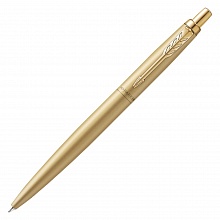 Ручка шариковая автоматическая 1мм синий стережнь PARKER Jotter Monochrome XL SE2 Matt Gold, 2122754